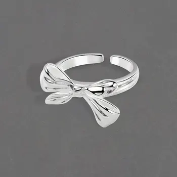 Очаровательное кольцо с бантиком для женщин и мужчин, винтажные вечерние кольца в стиле Бохо, украшения в готическом стиле в стиле панк, подарки для девочек