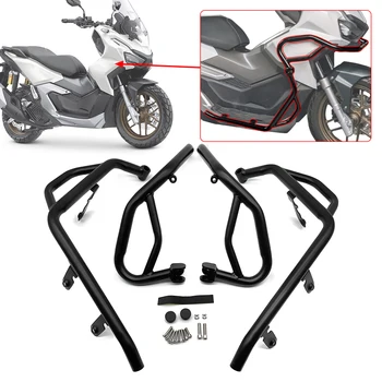Защита двигателя мотоцикла, верхняя и Нижняя противоаварийные планки, защита бампера, рамка для защиты от падения, подходит для Honda ADV160 ADV 2022 2023