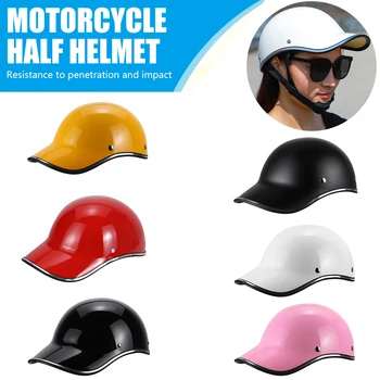 Мотоциклетный шлем, Шлем для электровелосипеда, Бейсболка, Ударопрочная Солнцезащитная защита, MTB Шлем, Снаряжение для верховой езды