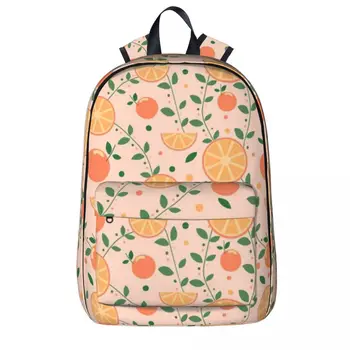 Бесшовный узор с апельсинами Рюкзаки Студенческая сумка для книг Сумка через плечо Рюкзак для ноутбука Дорожный рюкзак Детская школьная сумка