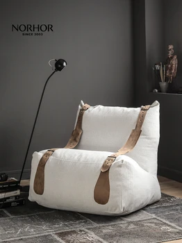 Дизайнерский одноместный стул легкий роскошный одноместный диван-кресло высокого класса модельная комната виллы с рисунком зебры кресло для отдыха ленивый диван-кресло