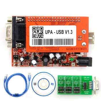 Высококачественный UPA-USB V1.3, Настройка чипа основного блока ECU, UPA USB с адаптером eeprom 1.3, программатор ECU
