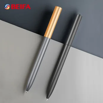 Оригинальная металлическая ручка для вывесок BEIFA с металлическими гелевыми чернилами Mijia Refills 0,5 мм черными чернилами для школьных канцелярских принадлежностей Caneta Gift