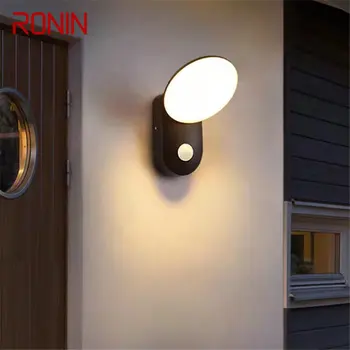 Современный простой настенный светильник RONIN, светодиодные водонепроницаемые винтажные бра, светильник для наружного декора домашнего балкона, коридора, внутреннего двора