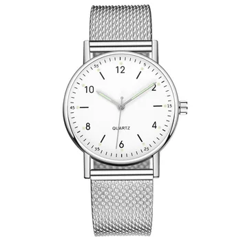 Reloj Para Mujer Роскошные Часы для Женщин с Циферблатом из нержавеющей Стали, Простые Повседневные Женские Часы Montres Femmes Reloj Mujer