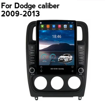 5G LTE Android 12 для Dodge Caliber 2009 2010 2011 2012 2013 Мультимедийный стереосистема Tesla Type Автомобильный DVD-плеер Навигация GPS-радио