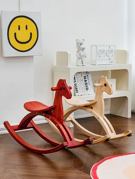 Креативное милое кресло-качалка Мебель для современной домашней гостиной Креативный Троянский Игрушечный стул Мультяшный Детский Животный Стул