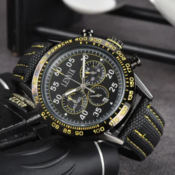Новые оригинальные брендовые кварцевые мужские часы, многофункциональные Классические часы Carrera Steel, деловые часы с хронографом, автоматическая дата, повседневные s