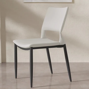 Белые кофейные стулья в скандинавском стиле, удобное эргономичное офисное кресло для макияжа, акцентные шезлонги для художников, мебель для зала WJ35XP