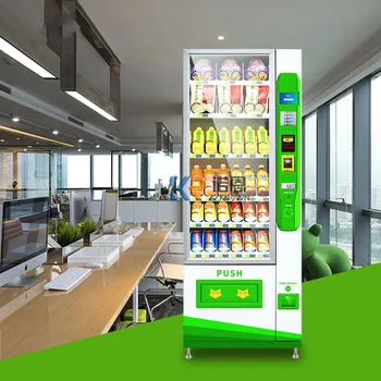 Недорогой небольшой мини-автомат по продаже холодных напитков, комбинированный автомат по продаже продуктов питания и напитков