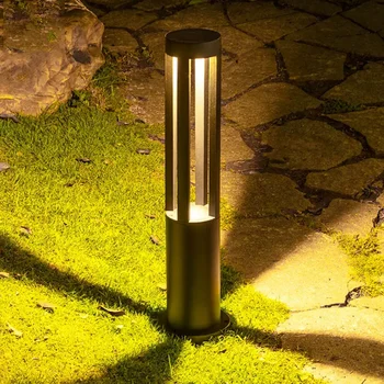 40/60 см Водонепроницаемый наземный ландшафтный светильник для дорожки Наружные алюминиевые садовые тумбы со вставным колом