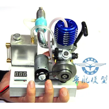 Бензиновый метанольный двигатель Blue head, микро двигатель внутреннего сгорания, напряжение и ток: 12 В 1000 мАч