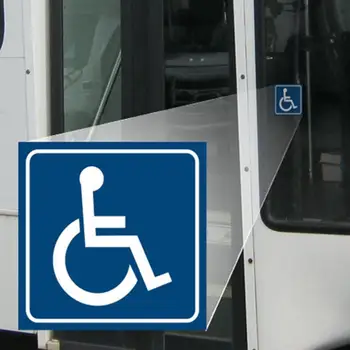 4 Листа наклеек для инвалидов Водонепроницаемая Наклейка для инвалидов, Устойчивая к царапинам, Устойчивая к ультрафиолетовому излучению, Наклейки с надписью для инвалидных колясок.