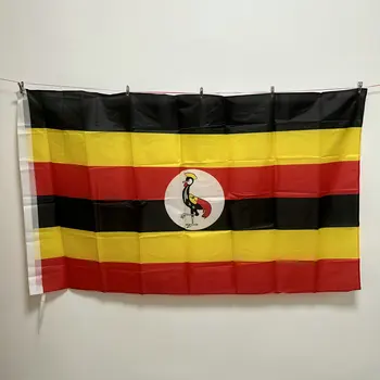 Флаг CCHJ Бесплатная доставка 90x150 см флаг Уганды