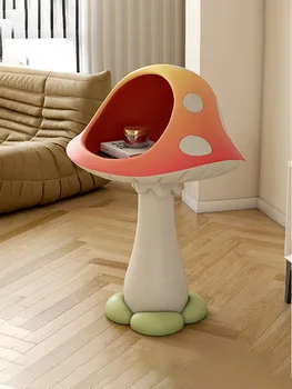 Легкая Роскошная Скандинавская Креативная Статуэтка для хранения грибов, мебель для гостиной, приставной столик для дивана, мультяшные аксессуары для украшения дома