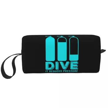 Косметичка для аквалангистов, Женский косметический органайзер для путешествий, Модные сумки для хранения туалетных принадлежностей Dopp Kit Case Box