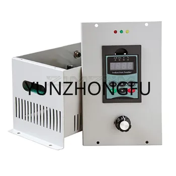 220 В 2500 Вт Электромагнитный индукционный нагреватель для экструзии пластика, высокочастотный нагрев, Комплект индукционного нагревателя 