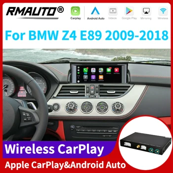 RMAUTO Беспроводной Apple CarPlay для BMW Z4 E89 2009-2018, с функцией Android Auto Mirror Link AirPlay Камера заднего Вида Car Play