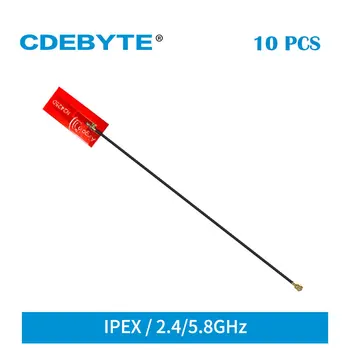 10 шт./лот 2,4 ГГц 5,8 ГГц Печатная ПЛАТА Встроенная Антенна 2dBi 50Ω 2 Вт Интерфейс IPEX-1 CDEBYTE TXWF-PCB-3214