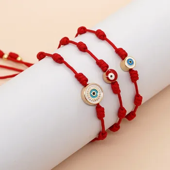 Популярный крест-borGo2boho der оригинальный дизайн в богемном стиле ручная веревка eye b-line тканый перуанский узел ювелирные изделия женский браслет