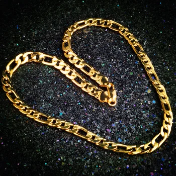 SAIYE 18-Каратные позолоченные ожерелья Классическая 8-миллиметровая боковая цепочка из серебра 925 пробы Ожерелье для мужчин модные украшения Подарки Свадебная вечеринка