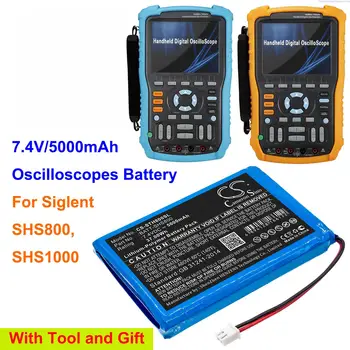 Аккумуляторная батарея BATT-SHS800 для осциллографов OrangeYu емкостью 5000 мАч для Siglent SHS800, SHS1000