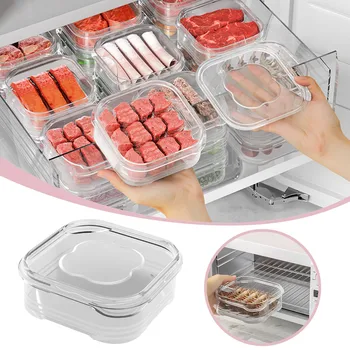 Разделительная Коробка для мяса В Холодильнике Коробка Для Хранения Пищевых Продуктов Специальная Маленькая Коробка Для Консервирования Разделительная Коробка Для Хранения В Холодильнике
