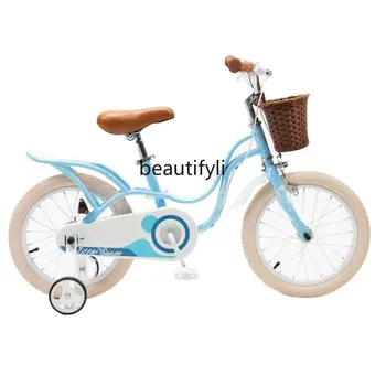 yj Маленький велосипед 14-дюймовый 3-6-8-летний велосипед для девочек и мальчиков