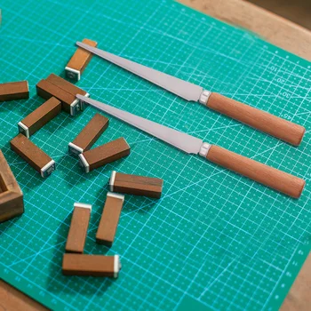 2 ПРЕДМЕТА, инструмент для тиснения, нож для ремонта глины, инструмент для украшения своими руками, Полимерная деревянная ручка, керамика