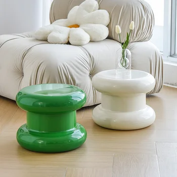 Креативный низкий табурет, маленький приставной табурет для дивана в гостиной, приставной столик для переодевания домашней обуви