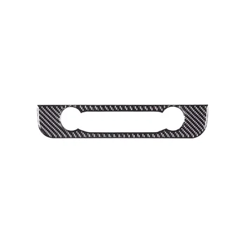 Мультимедийная ручка центрального управления, Кнопка, Накладка на рамку для Ford Maverick 2022 2023 Аксессуары - Мягкое углеродное волокно