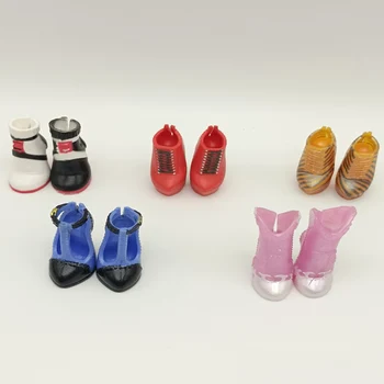 24 см Обувь куклы старшей сестры 1/6 Аксессуары для кукол Пластиковая обувь Для девочек Игрушки для наряжания своими руками Аксессуары