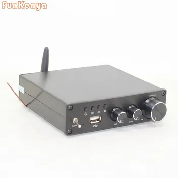 Мини-усилитель мощности 80 Вт * 2 со сверхнизкими искажениями MA12070 Bluetooth 5.0 USB Домашний аудио стереоусилитель