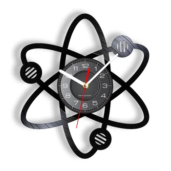 Знак химического эксперимента, Виниловая пластинка, Настенные часы, Наука Об Атоме, Художественное произведение, Декор школьного класса, подарок учителю химии