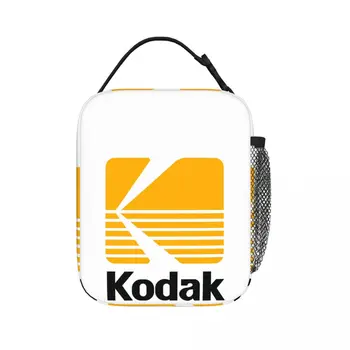 Сумки для ланча с логотипом Kodak Photography, водонепроницаемые сумки для пикника, термоохладитель, ланч-бокс, сумка для ланча для женщин и детей