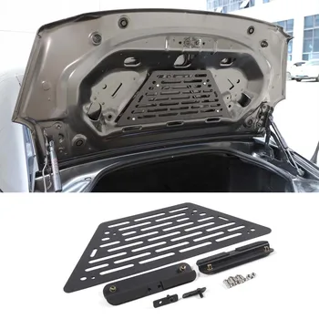 Для Mazda MX-5 2016-2023, багажник из черного алюминиевого сплава, стойка для сумок, задняя коробка, доска для хранения, аксессуары для модификации автомобиля