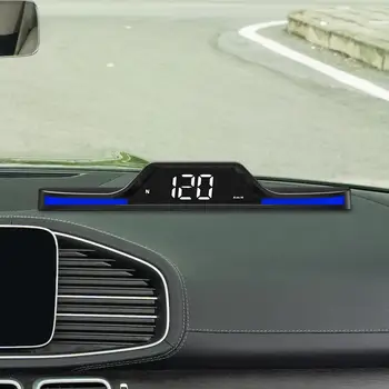 Автомобильный аксессуар HUD Высокопроизводительный автомобильный головной дисплей Часы на приборной панели Дисплей скорости движения для транспортных средств внедорожников грузовиков легковых автомобилей