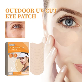 EELHOE УФ-Наклейки Для Солнцезащитного Крема Outdoor Cut Eye Patch Защита Кожи От УФ-Увлажнения Уменьшает Веснушки На Лице Гольф-Патч