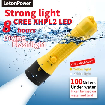 Фонарик для дайвинга 3000LM CERR LED focus long водонепроницаемая ночная подводная рыбалка IPX8 на открытом воздухе с сильным проникновением