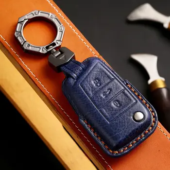 Роскошный чехол для ключей от автомобиля для Фольксваген Passat B8 Magotan для Skoda Kodiaq Superb