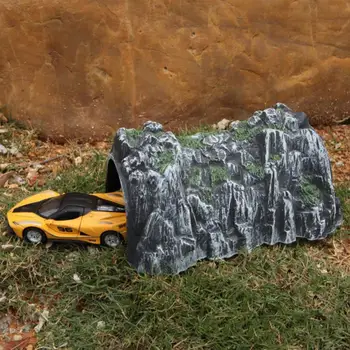 Имитационная модель пещерного туннеля в скале, сделанная своими руками, Миниатюрный Аксессуар для железнодорожной сцены