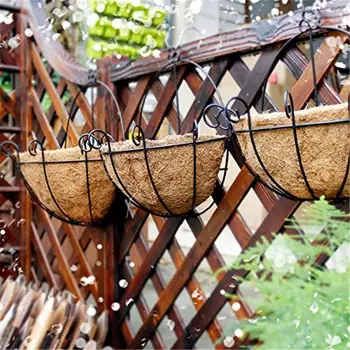 Сменные толстые кокосовые вкладыши С сильным водопоглощением из кокосового волокна для подвесной корзины для плантаторов садовых принадлежностей
